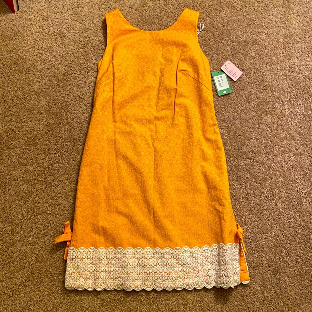 NWT Lilly Pulitzer Sample Fitch Shift In Sunrise Orange
